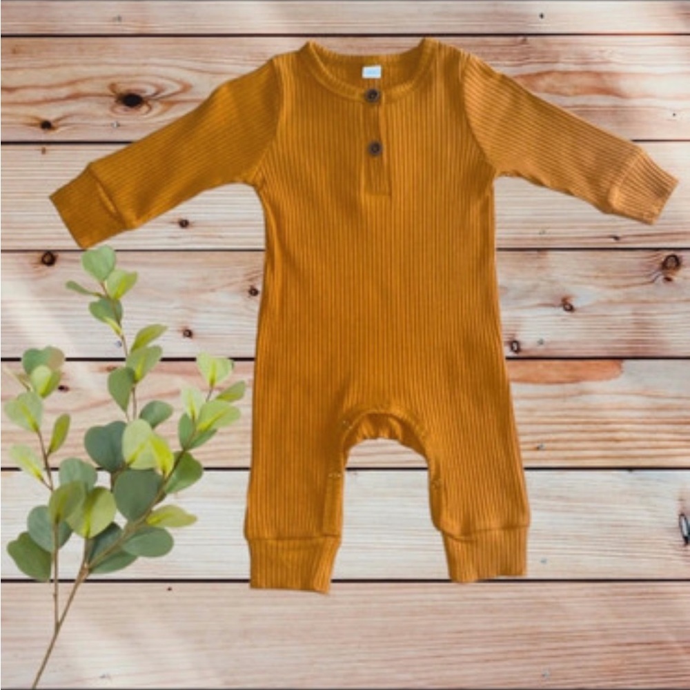 Autumn Orange Baby Onesie